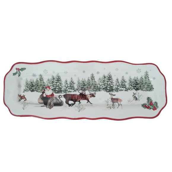 Better Homes And Gardens Heritage Collection Ceramic Platter Serving Tray Plate - Picture 1 of 9